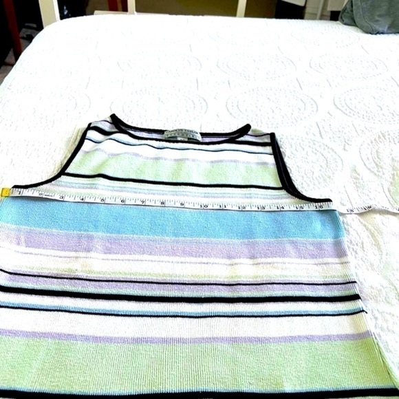 Carolyn Taylor for by Design: Excellent condition Women Stretch Cotton Top, Sz S - Picture 4 of 9